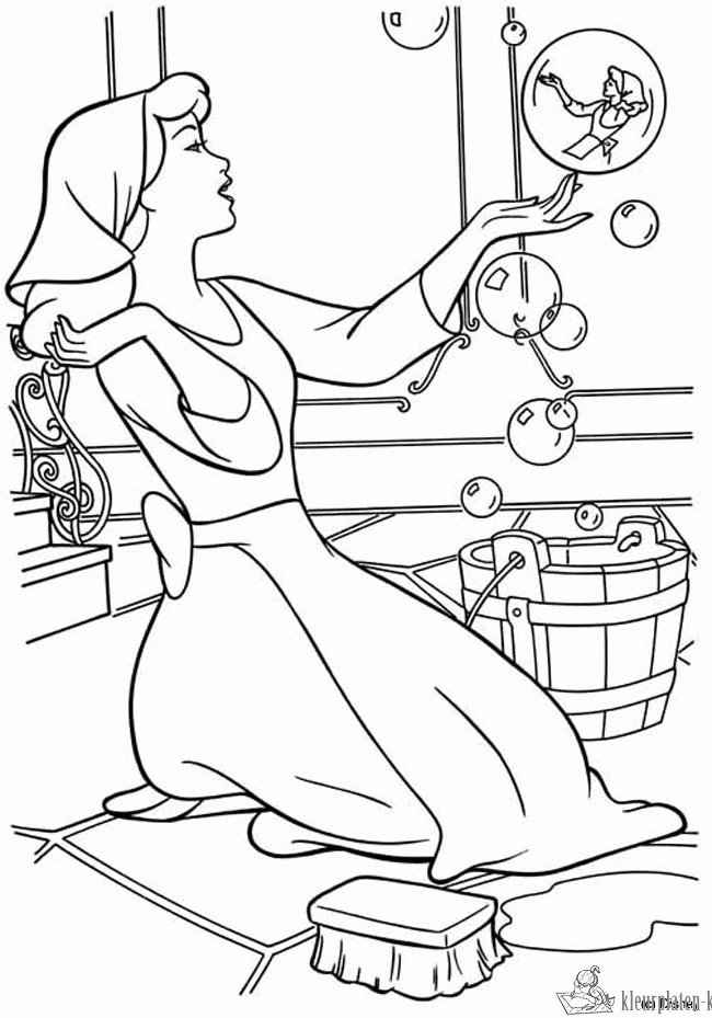 Assepoester 61 kleurplaat