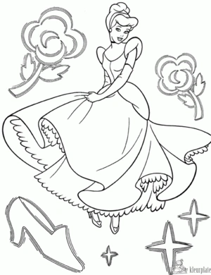 Assepoester 62 kleurplaat
