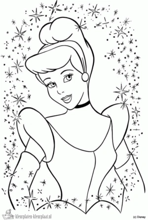 Assepoester 85 kleurplaat
