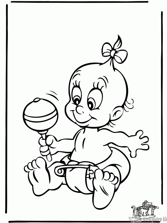 Baby 14 kleurplaat