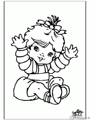 Baby 53 kleurplaat
