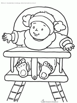 Baby 71 kleurplaat