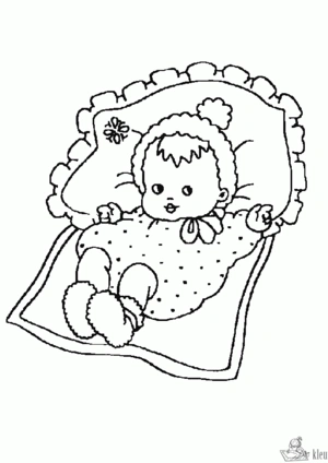 Baby 81 kleurplaat