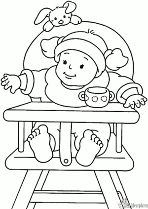 Baby 86 kleurplaat