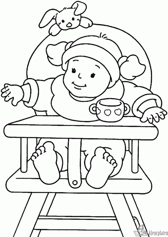 Baby 86 kleurplaat