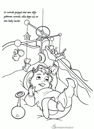 Baby 9 kleurplaat