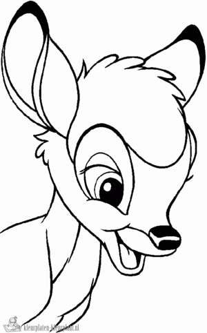 Bambi 19 kleurplaat