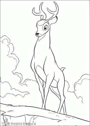 Bambi 21 kleurplaat