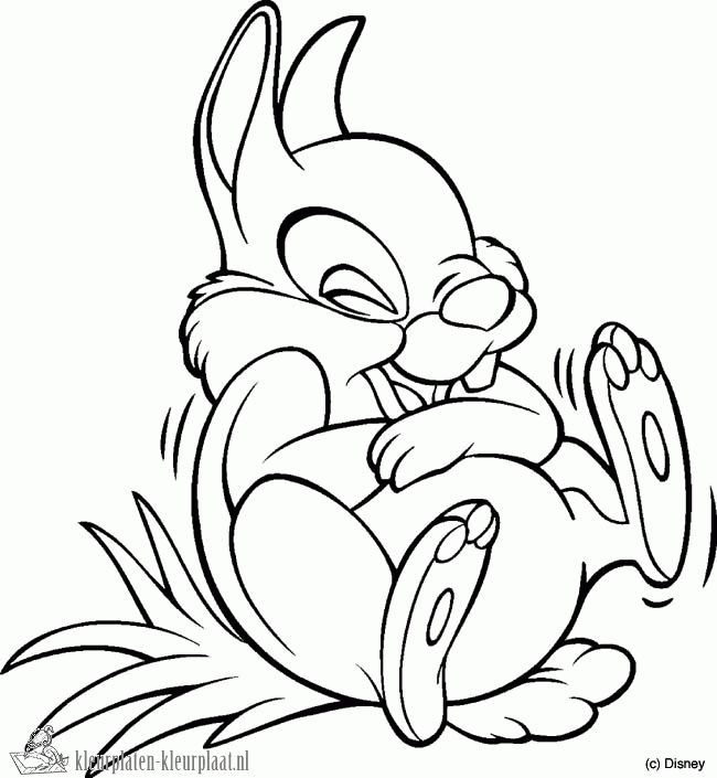 Bambi 7 kleurplaat