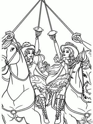 Barbie 29 kleurplaat