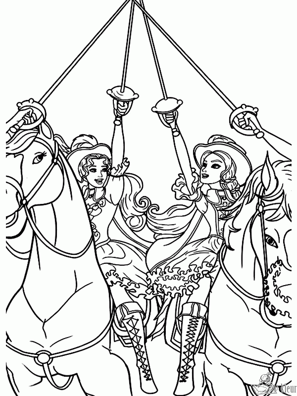 Barbie 29 kleurplaat