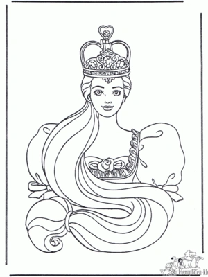 Barbie 37 kleurplaat