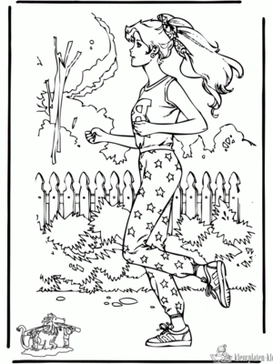 Barbie 39 kleurplaat