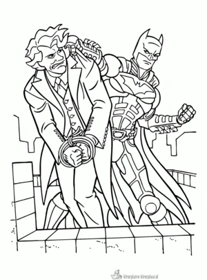 Batman 102 kleurplaat