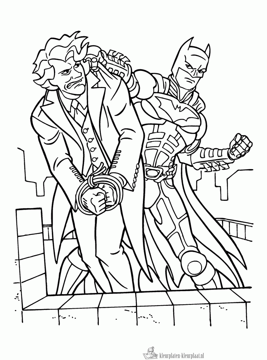 Batman 102 kleurplaat