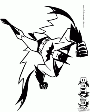 Batman 17 kleurplaat