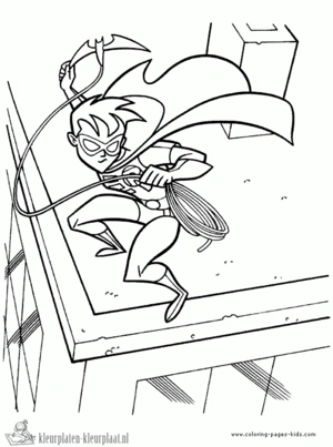 Batman 36 kleurplaat