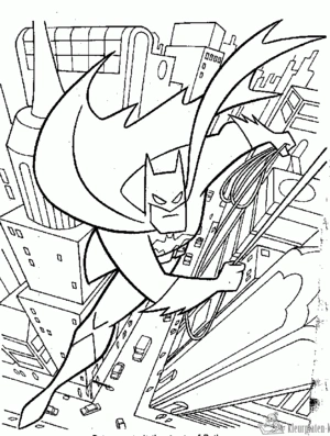 Batman 39 kleurplaat