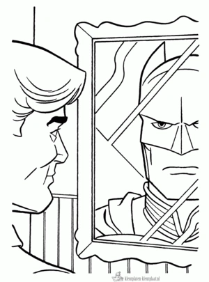 Batman 44 kleurplaat