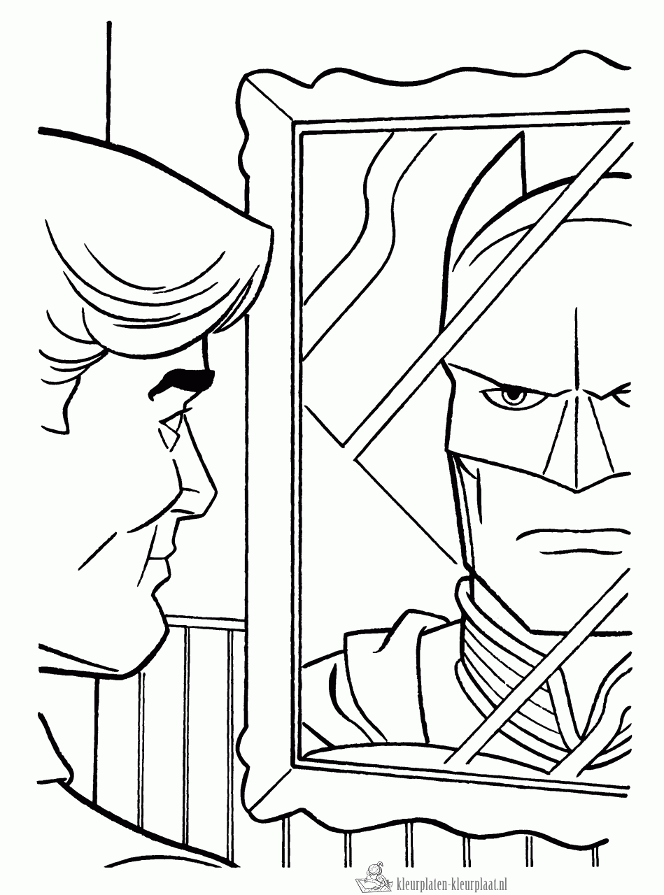 Batman 44 kleurplaat