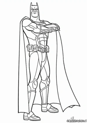 Batman 46 kleurplaat