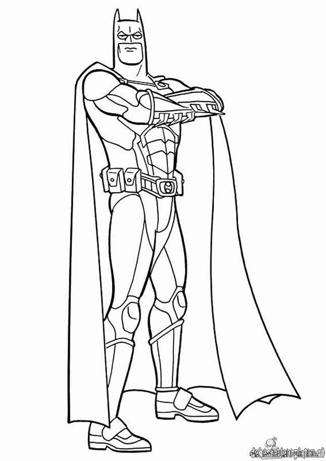 Batman 46 kleurplaat