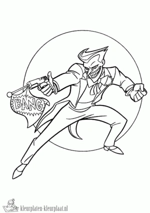 Batman 56 kleurplaat