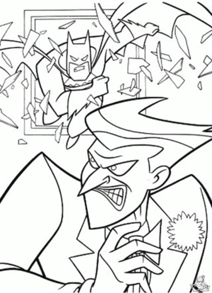 Batman 71 kleurplaat