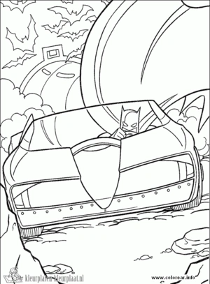 Batman 85 kleurplaat