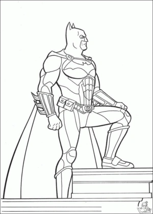 Batman 93 kleurplaat