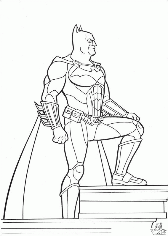 Batman 93 kleurplaat