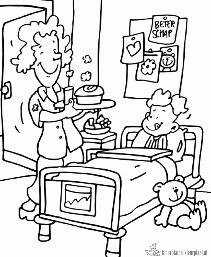 Beterschap 17 kleurplaat