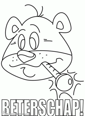 Beterschap 19 kleurplaat