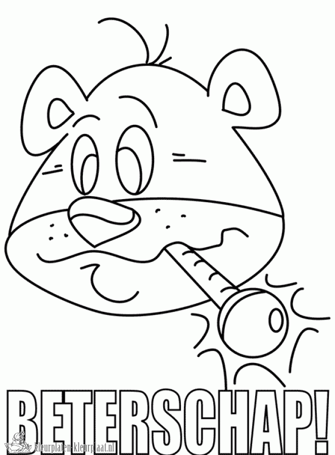 Beterschap 19 kleurplaat