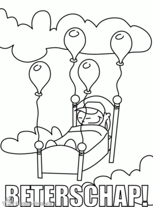 Beterschap 29 kleurplaat