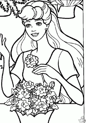 Bloemen 15 kleurplaat