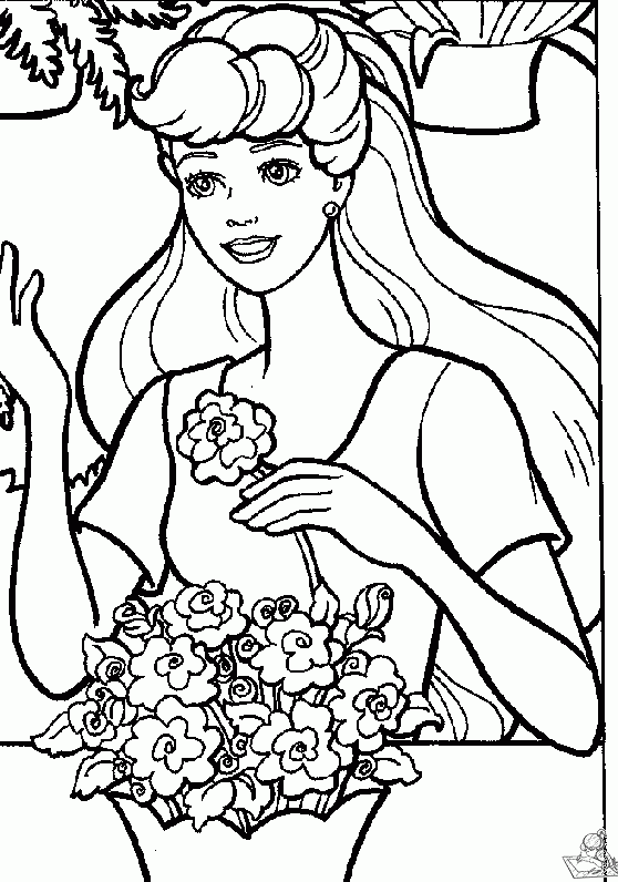 Bloemen 15 kleurplaat