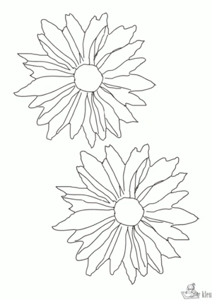 Bloemen 29 kleurplaat