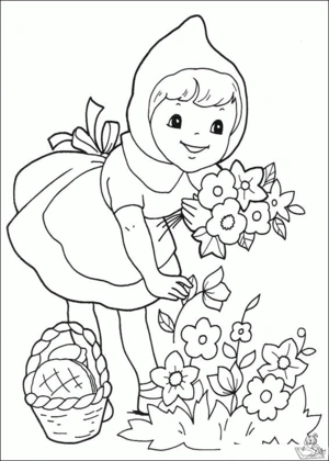 Bloemen 78 kleurplaat