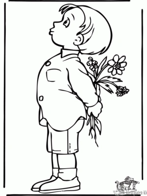 Bloemen 82 kleurplaat