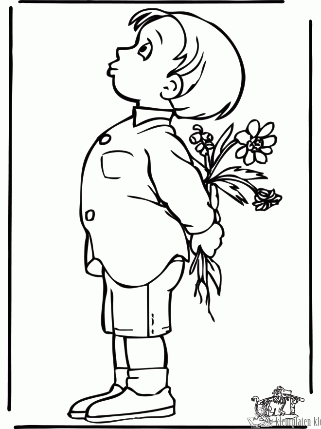 Bloemen 82 kleurplaat