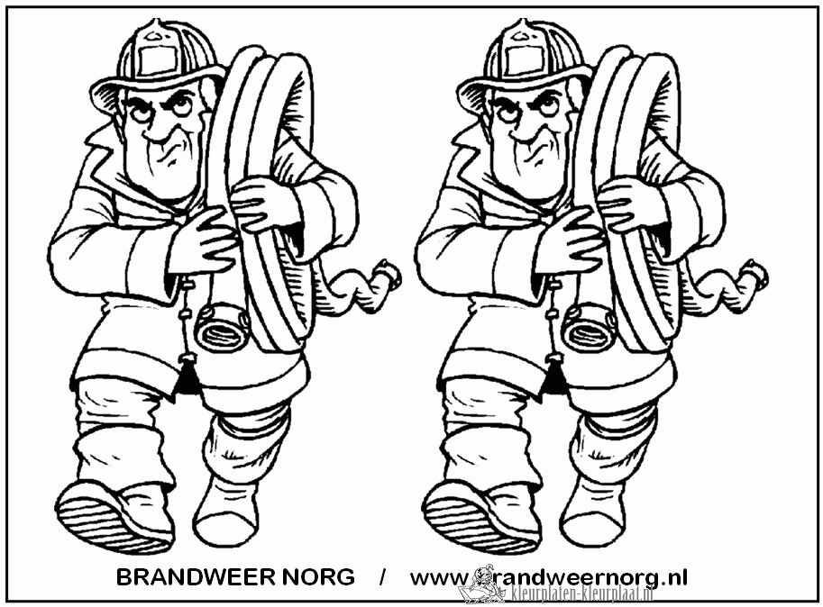 Brandweer 29 kleurplaat