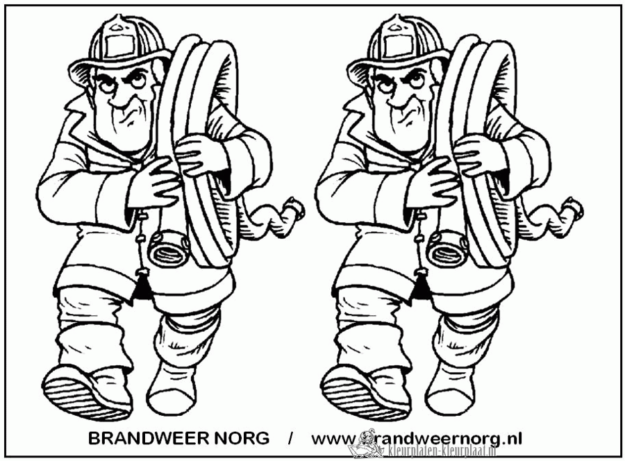 Brandweer 29 kleurplaat