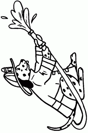 Brandweer 54 kleurplaat