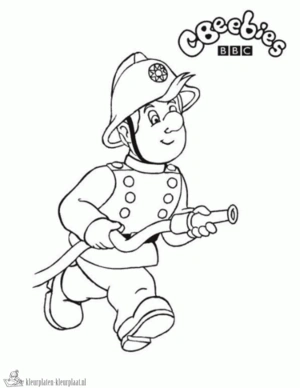 Brandweer 71 kleurplaat