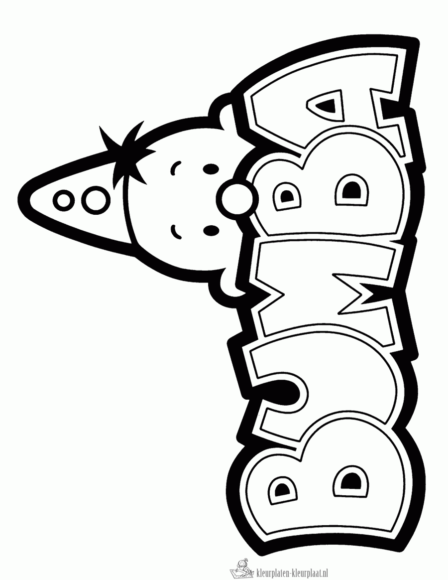 Bumba 44 kleurplaat