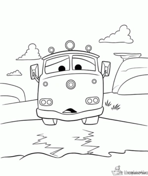 Cars 11 kleurplaat
