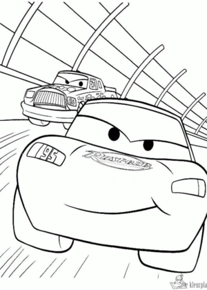 Cars 18 kleurplaat