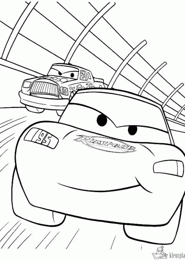 Cars 18 kleurplaat