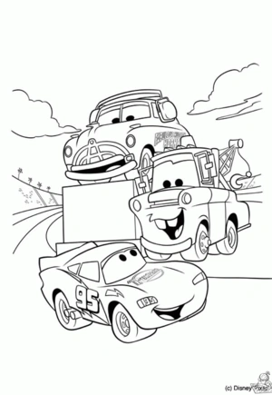 Cars 26 kleurplaat